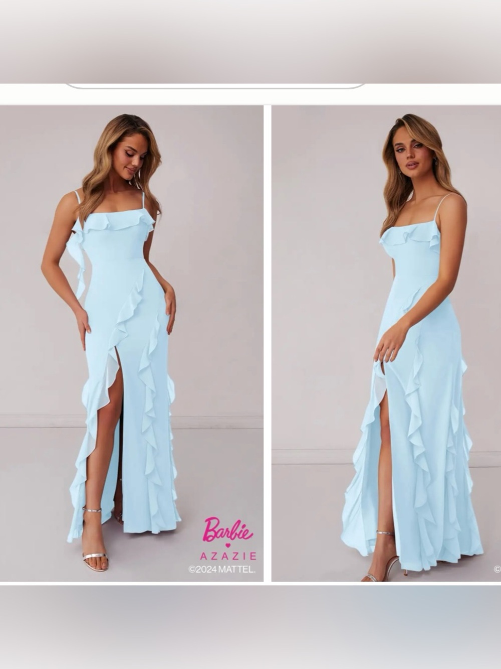 Barbie x Azazie dress